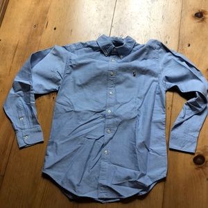 Boy’s blue polo Oxford size 14